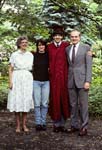 Mom Dad Mary David on Graduation Day