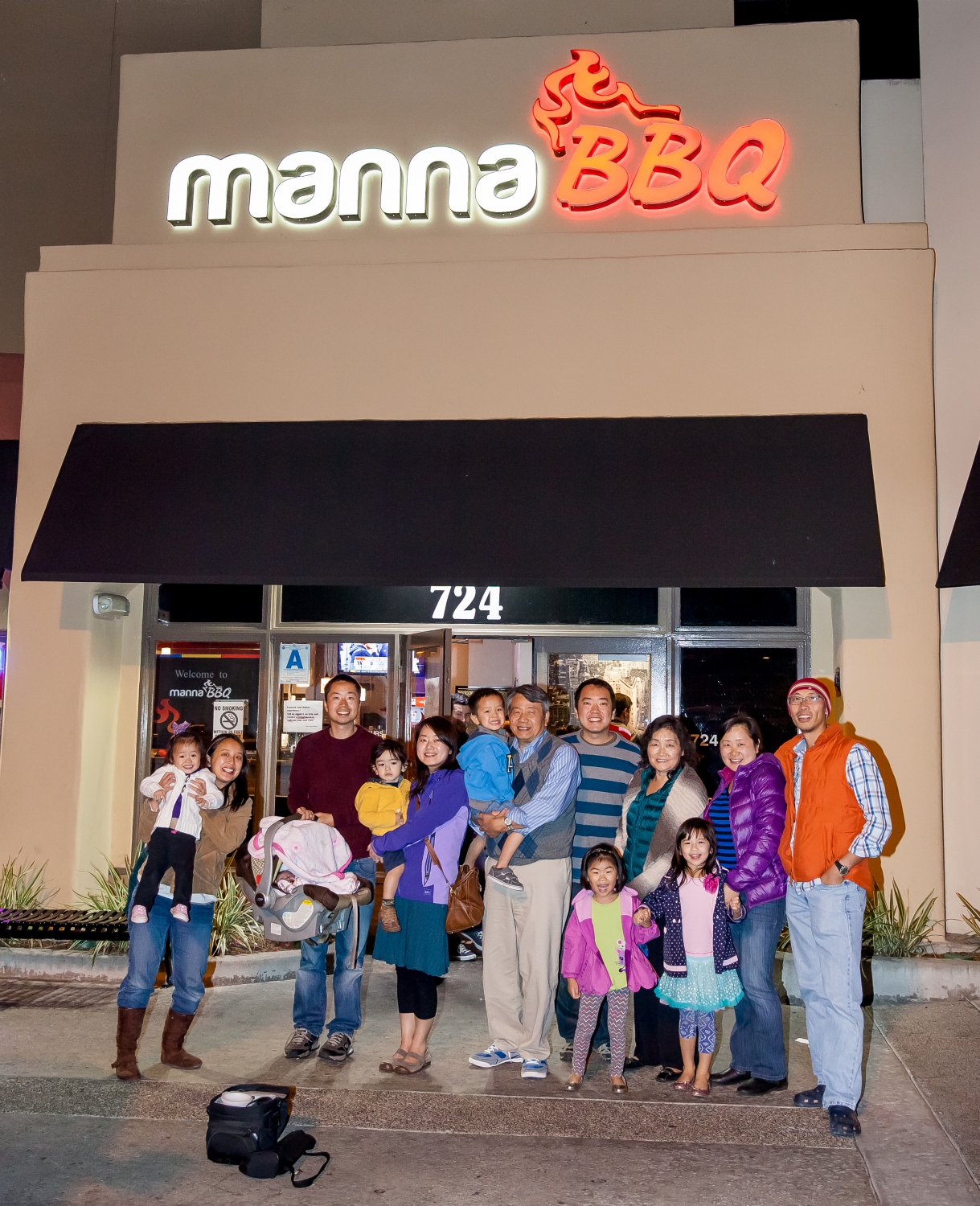 Birthday dinner for Mama at Manna BBQ
