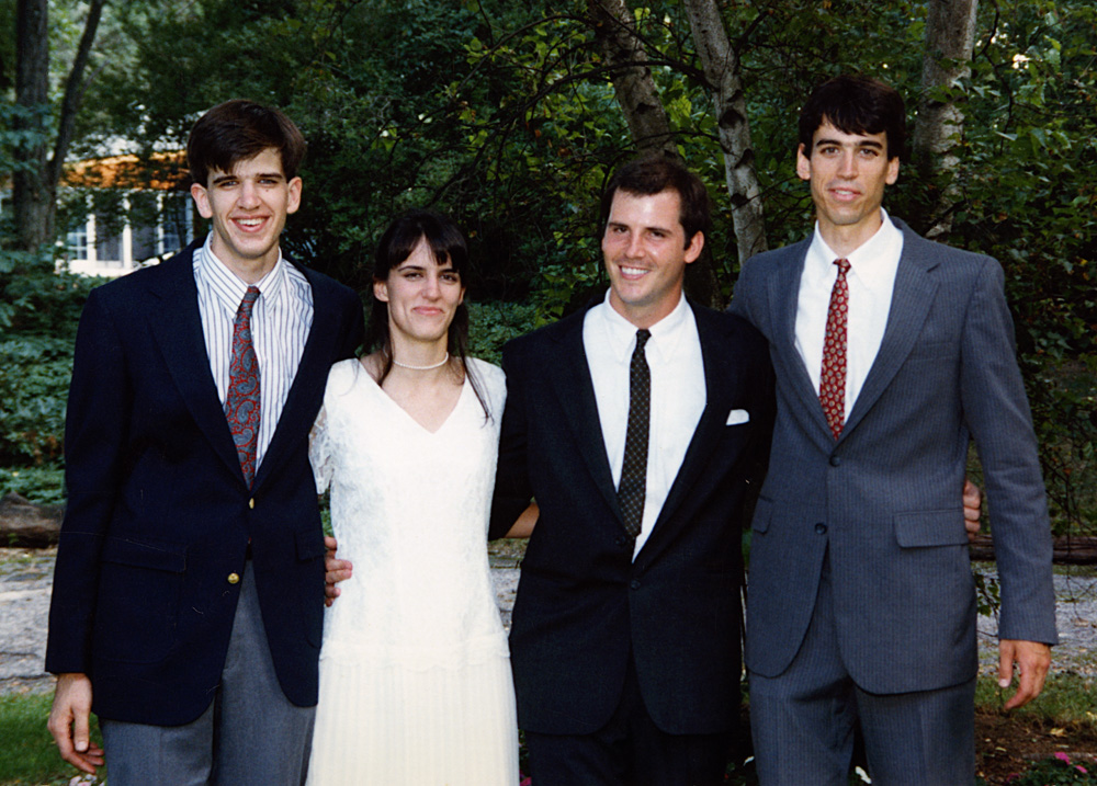 David Mary Julian Patrick at Marys wedding3