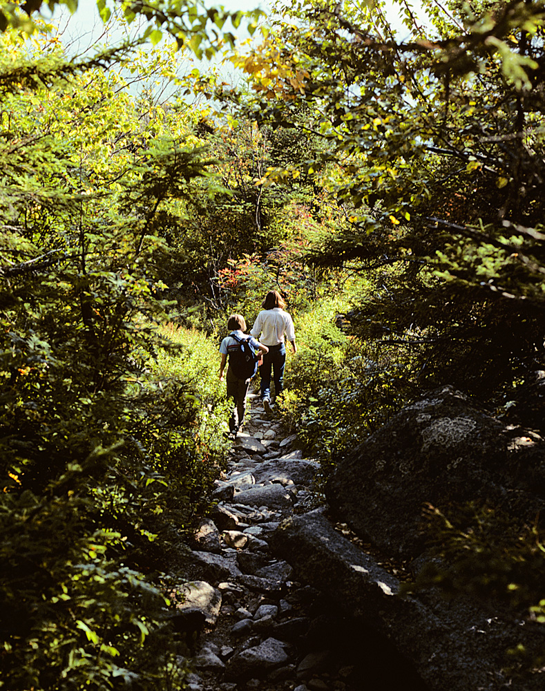 David and Mary on the trail