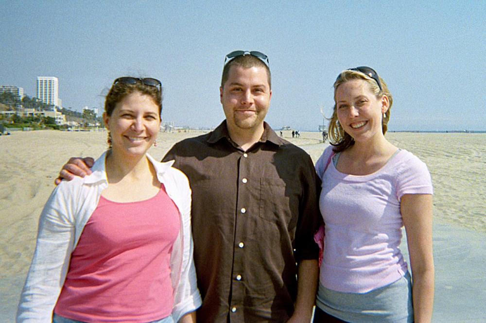 Kathleen on the beach