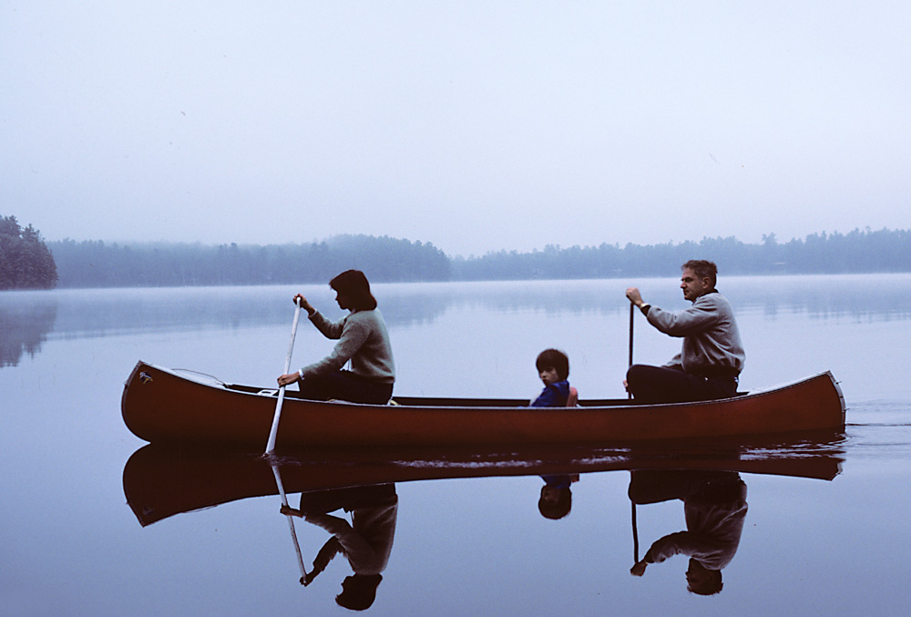 Mary David Dad on Mirror Lake