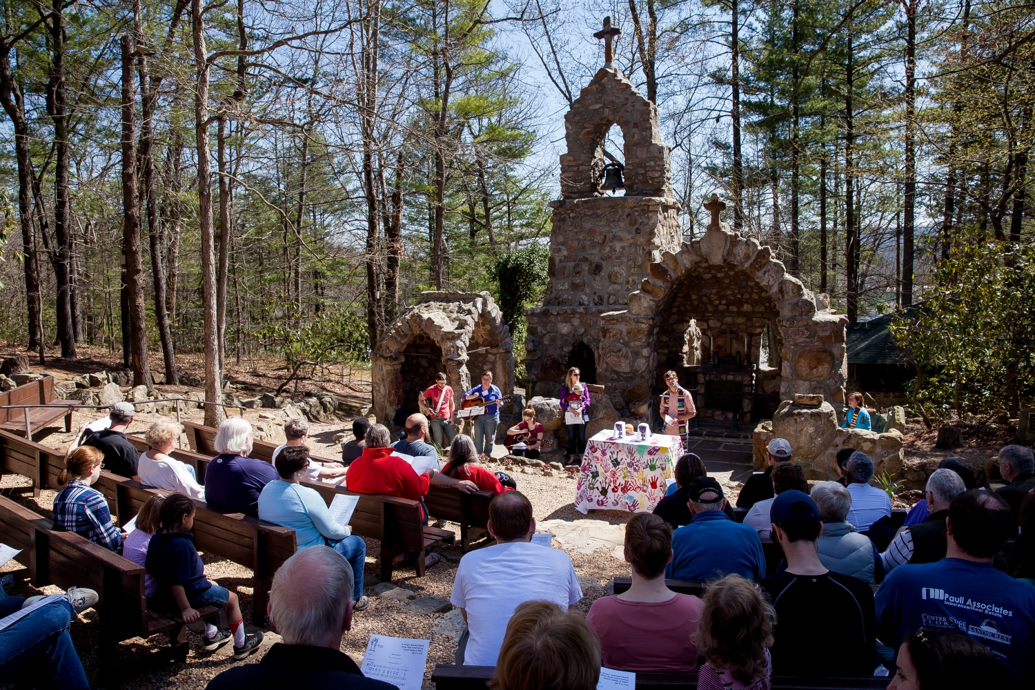 The 11 am service at the Shrine